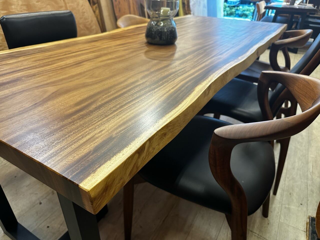 モンキーポッド_2150×795-890×45_浅草本店_テーブル天板/一枚板 242313