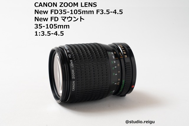 CANON ZOOM LENS NewFD 35-105mm F3.5-4.5【2210L07】