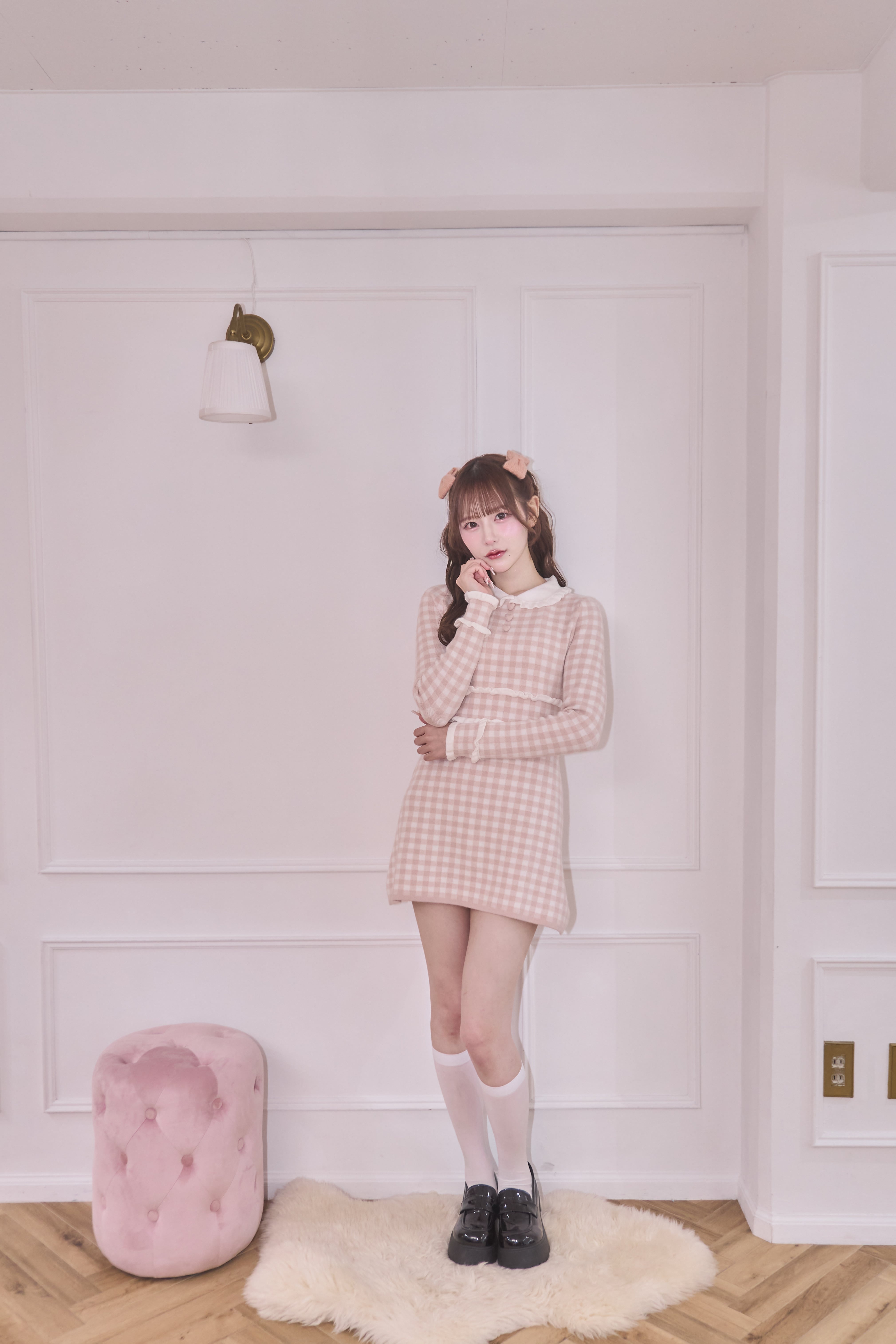 bebe frill knit op