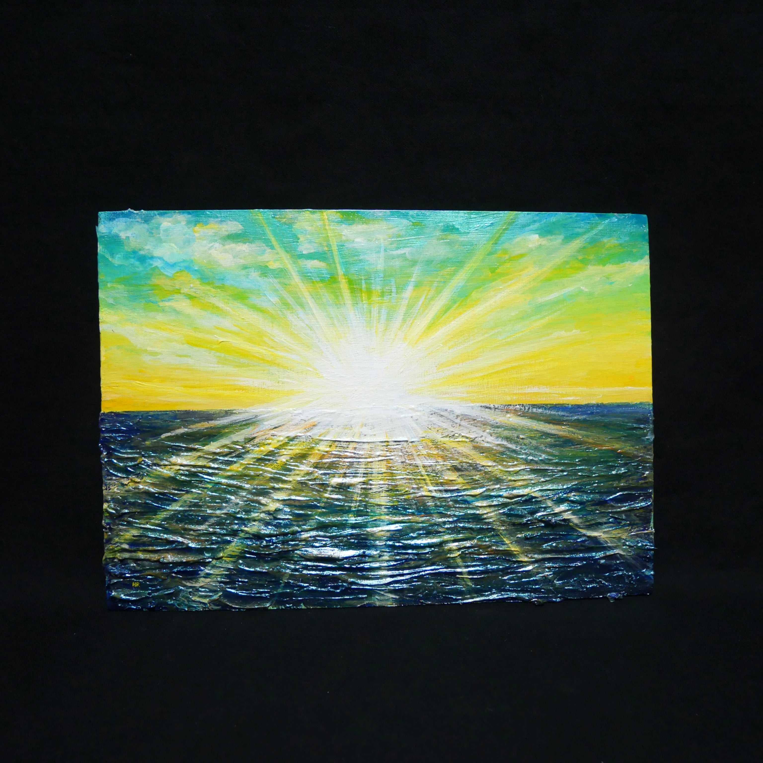 油絵 油彩 油彩画 絵 絵画 【希望の朝】 | HIROSHI1990