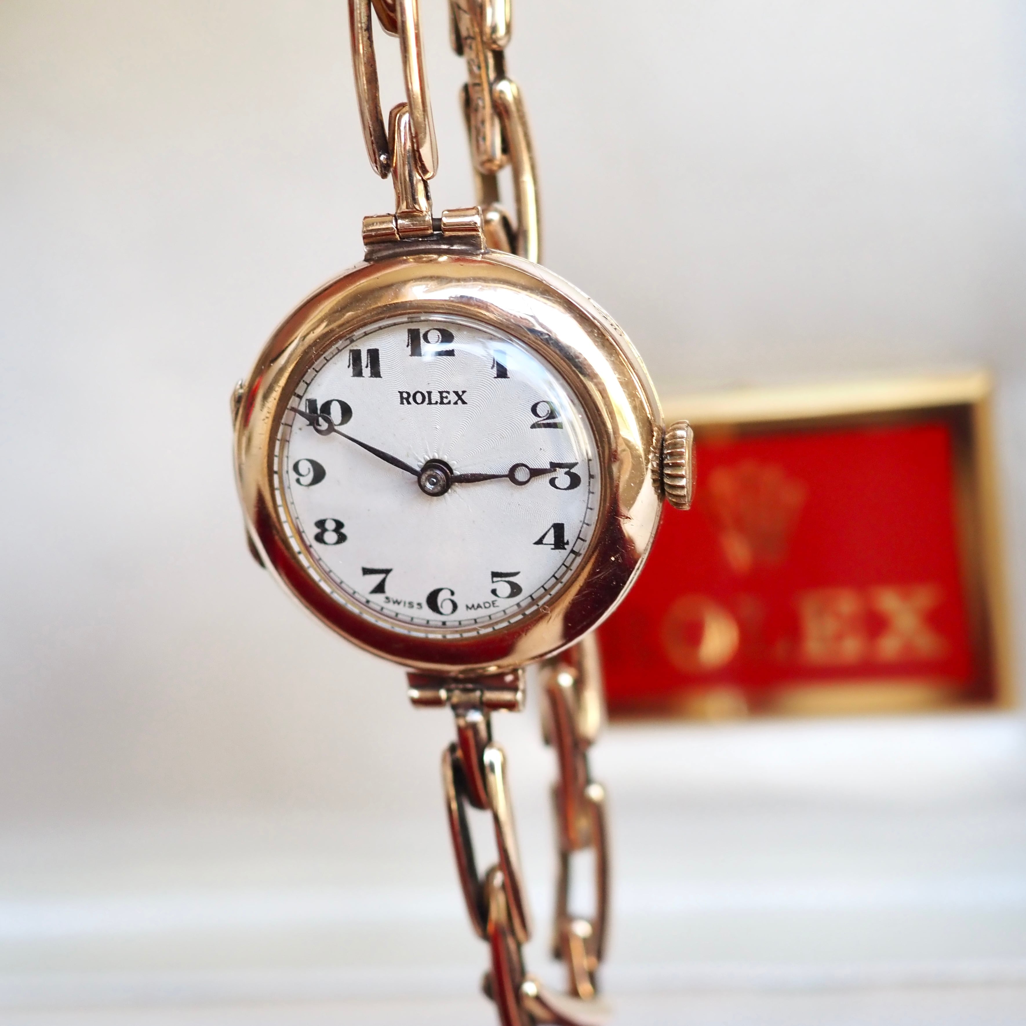 OH済 希少 ロレックス 英国製 金無垢 YG アンティークウォッチ OH済 希少 ロレックス 英国製 金無垢 YG アンティークウォッチ OH済