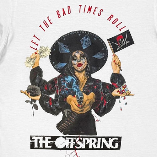 THE OFFSPRING Shooting Gun Tシャツ ホワイト オフスプリング
