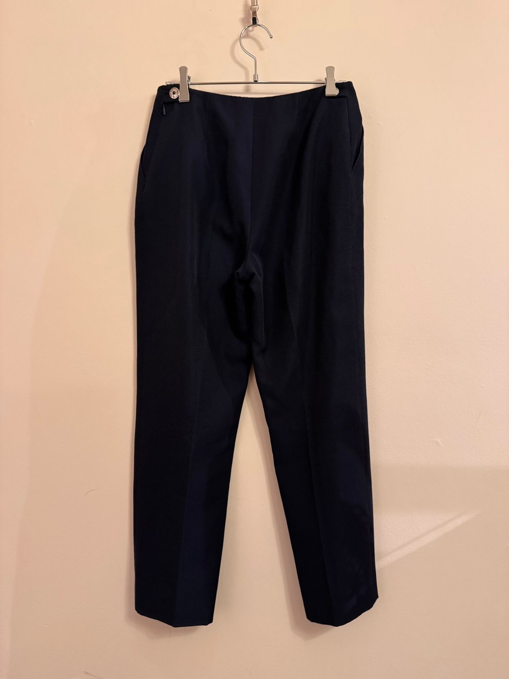 GIANFRANCO FERRE ネイビースラックス イタリア製 | DROOMTUIN_VINTAGE