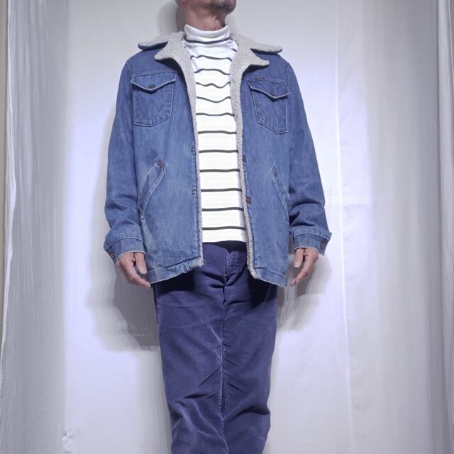 名作！1970s Wrangler Denim Wrange Coat / ラングラー デニム ボア