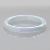 【内径 約56.8mm 】貴重なラベンダー翡翠バングル！A貨翡翠 jd_bg1288