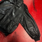 TYPE-A2 本革フライトジャケット レザージャケット 黒