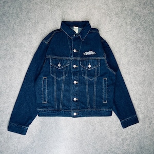 Denim Jacket-emblem logo-