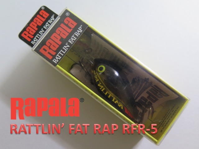 Rapala RATTLIN' FAT RAP RFR-5 ラパラ　ラトリン　ファットラップ　GOLD  F-L81-12