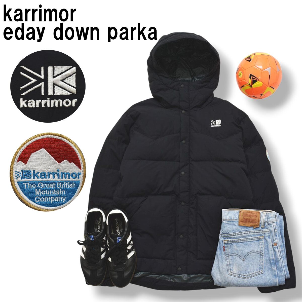 極暖】 カリマー karrimor フーデット ダウン コート ロング 