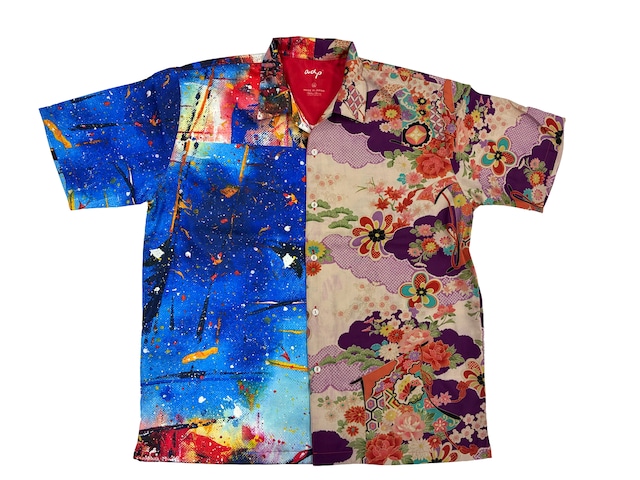 着物スタイルシャツ 3Lサイズ 702002B15 送料無料　Kimono-style shirt SIZE:3L