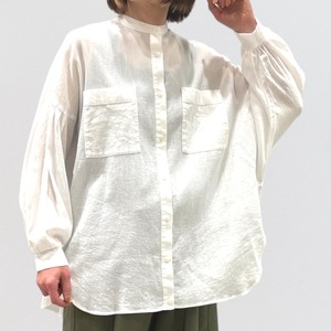 PASSIONE TAKASHMA CHJIMI band collar dolman shirt