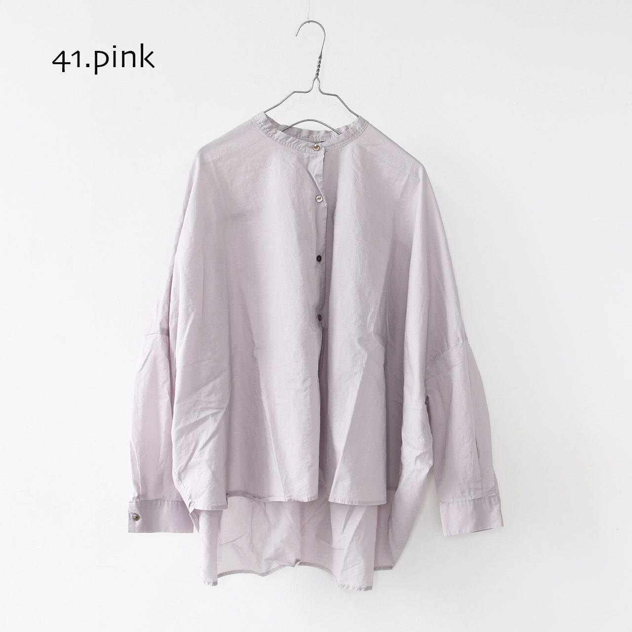 mizuiro ind [ミズイロ インド] back gather wide shirt [1-238975