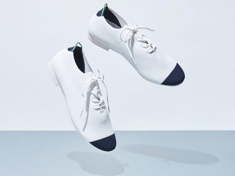 plain flat pattern / WHITE & NAVY | Offen powered by BASE