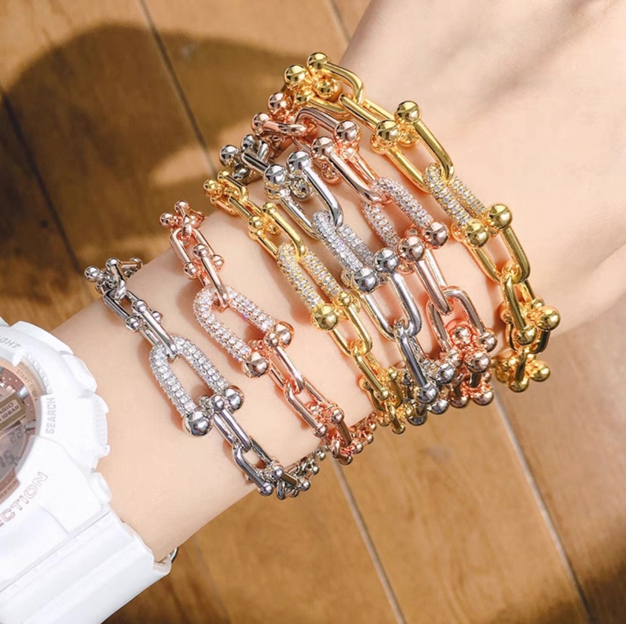 【grt42】Luxury Link Bracelet