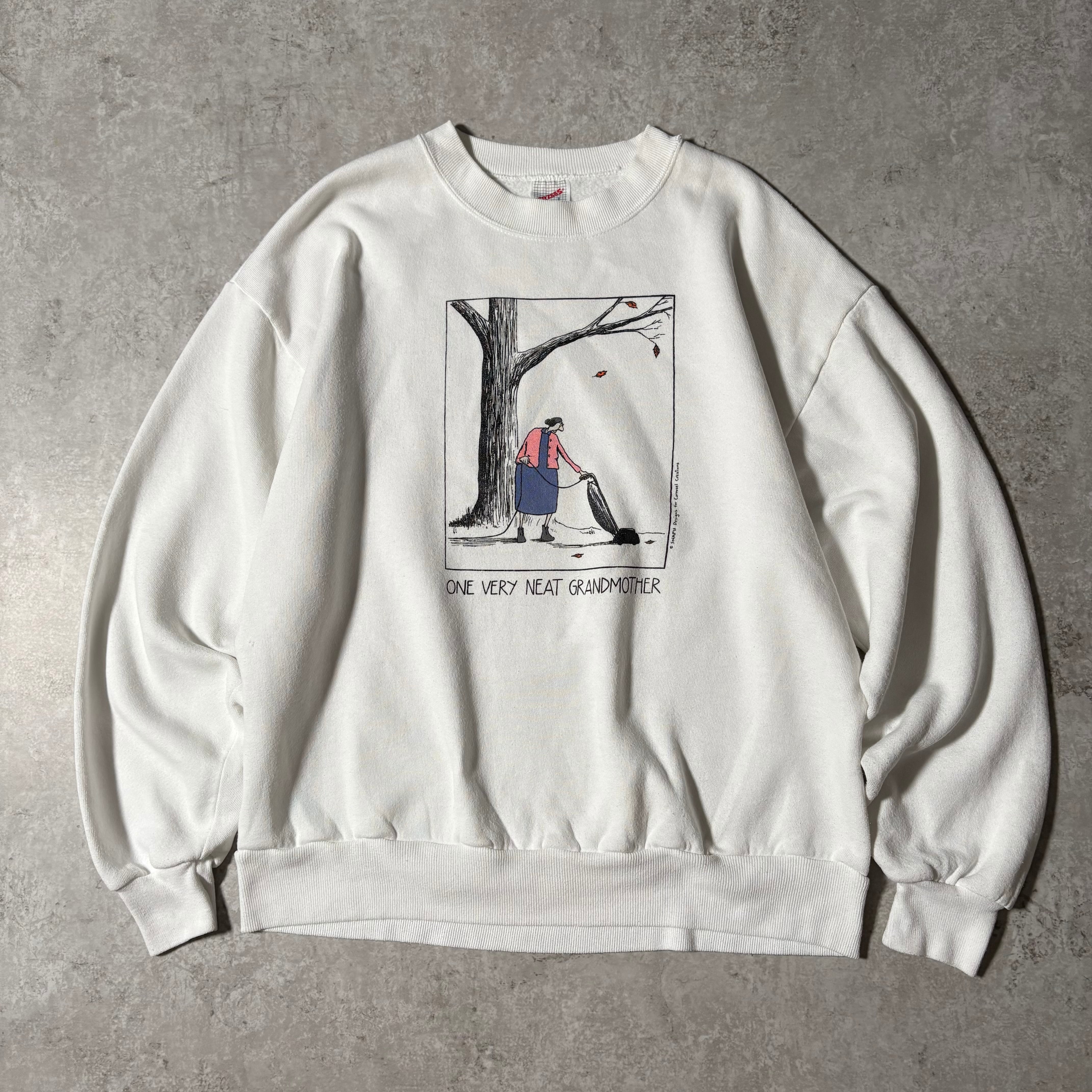 1990s "ONE VERY NEAT GRANDMOTHER" Design Sweat