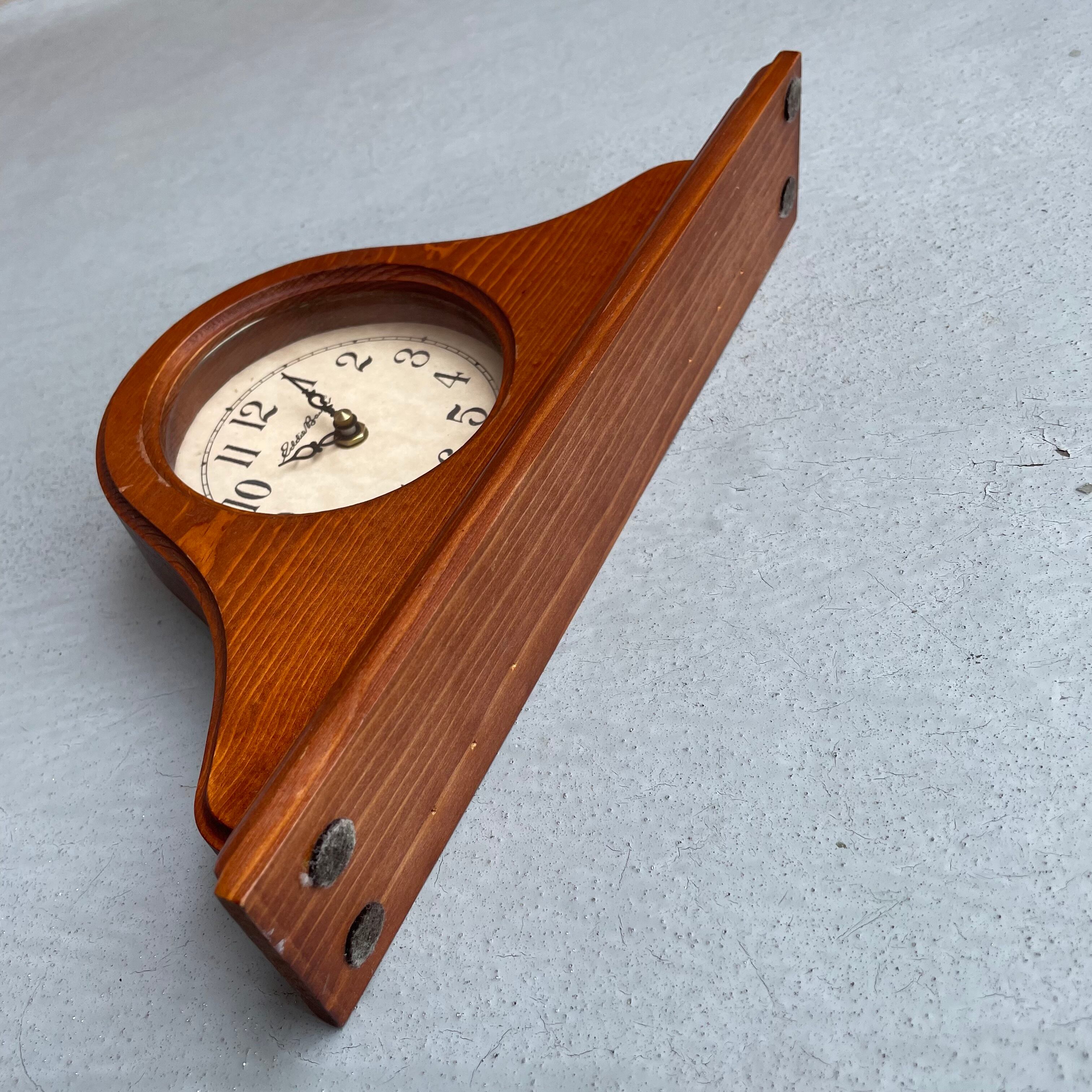 EddieBauer Wooden Mantel Clock 置き時計 レア 【公式通販】