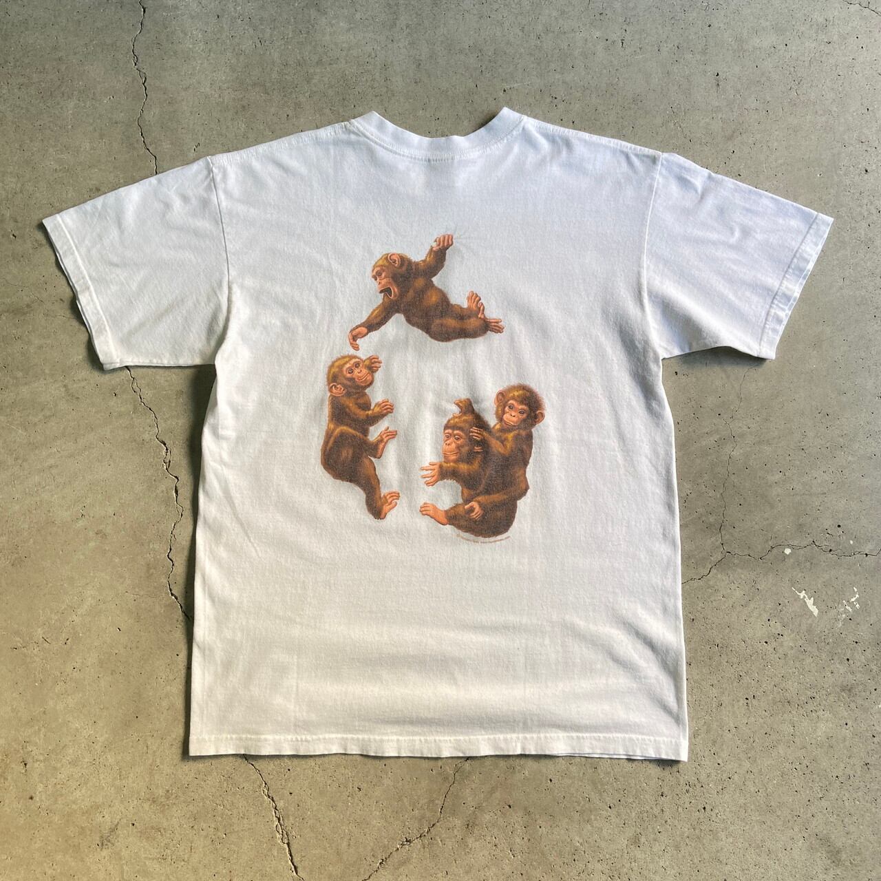 90s Human-i-Tees インディアン アートTシャツ アニマルTシャツ 90s Human-i-tees インディアン tシャツ シングルステッチ シングル