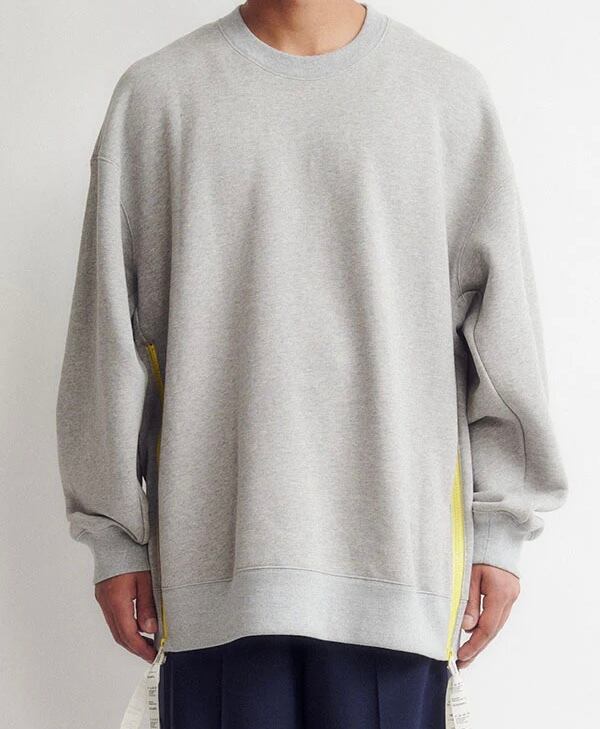 DIGAWEL) Side zip sweatshirt | apt335nyc