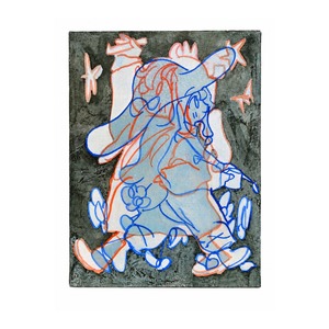 星と花の絵
