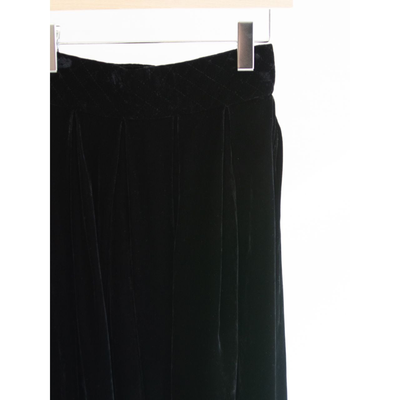 LANVIN】Made in France 70-80's Velvet High Waist Skirt LANVIN】Made in France 70-80's Velvet High Waist Skirt