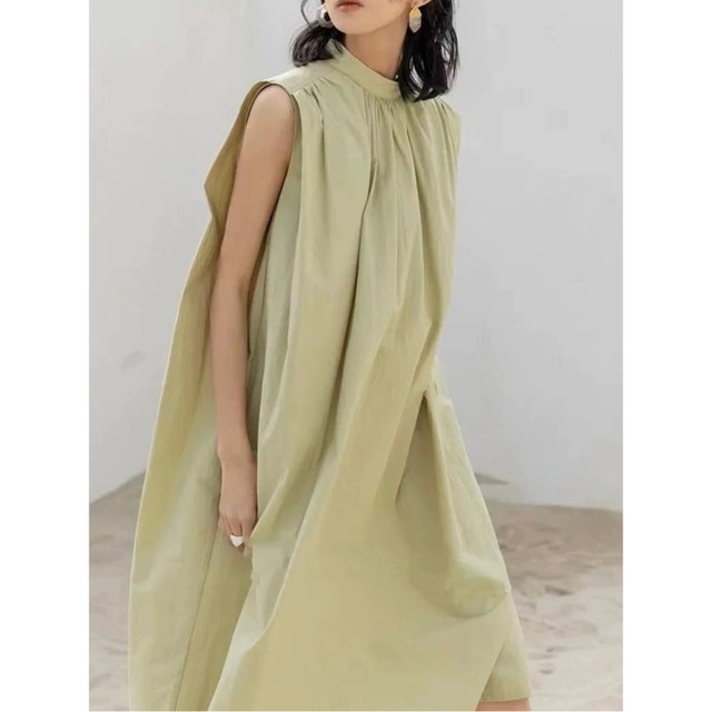 back design tuck gather one-piece 00214