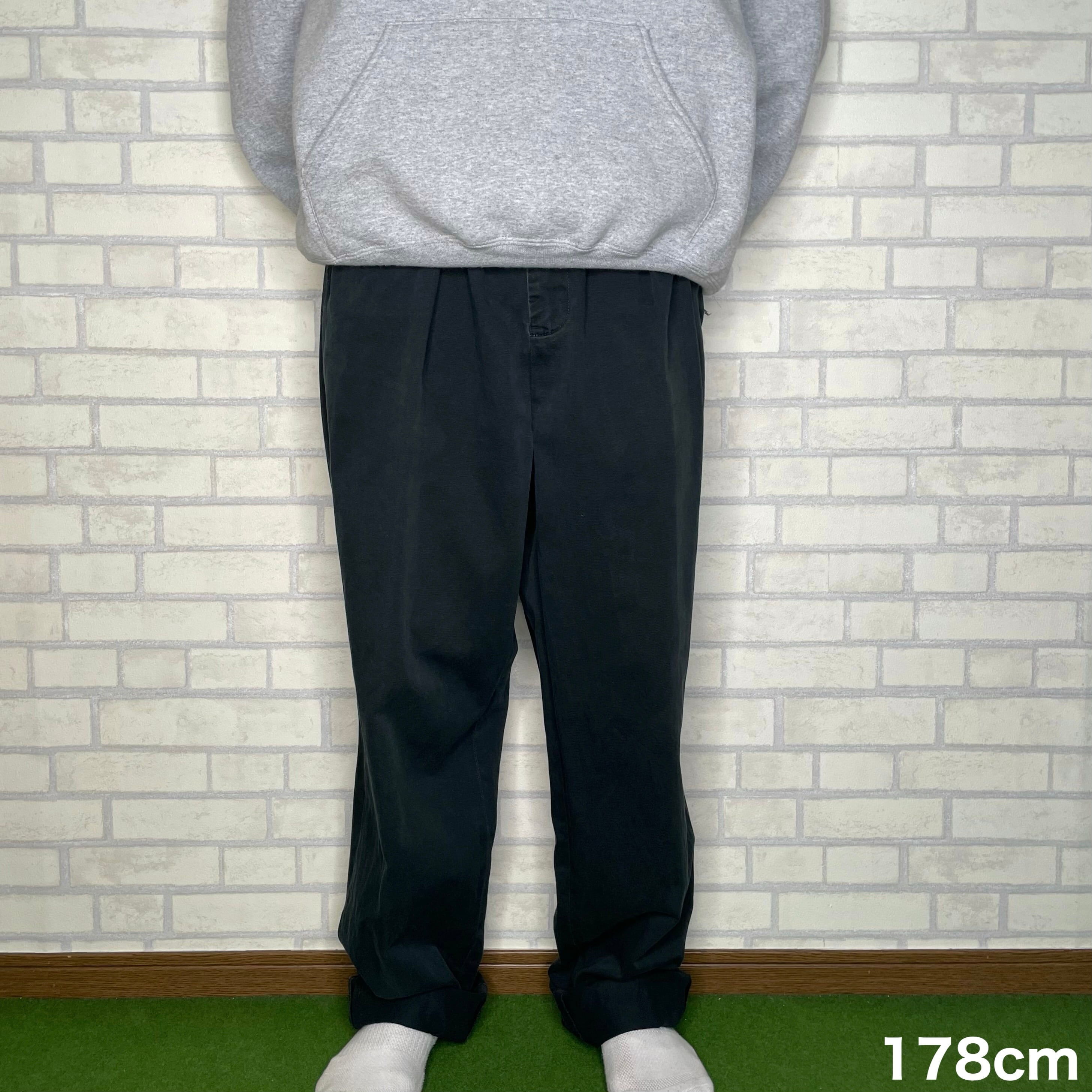 Polo By Ralph Lauren コットンパンツ W36×L38 ブラック ポロチノ 
