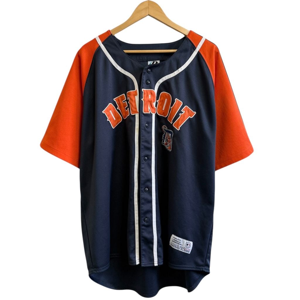Dynasty デトロイト タイガース MLB ゲームシャツ ユニフォーム 半袖