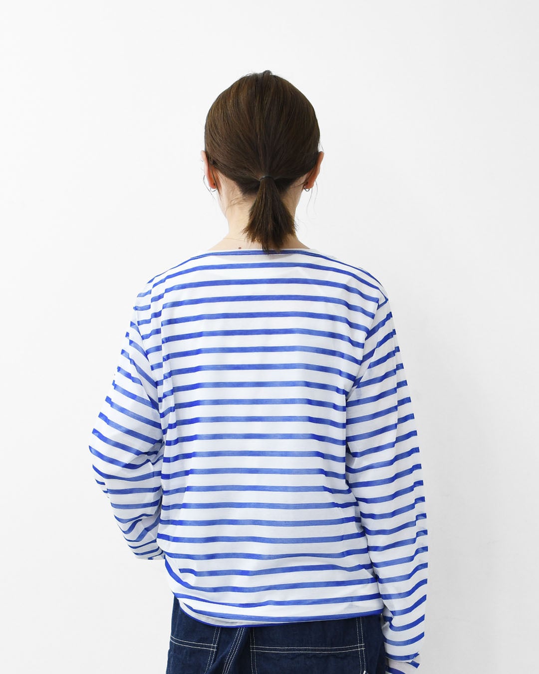 ORCIVAL [オーチバル・オーシバル] W SEETHROUGH BOAT NECK L/S P.O