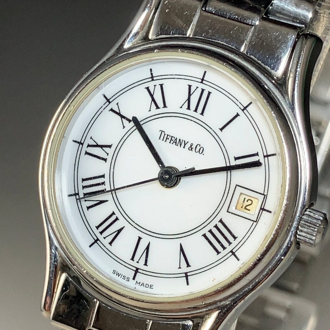 ☆動作OK☆ティファニー ローマン クラシック レディース腕時計WW1868  