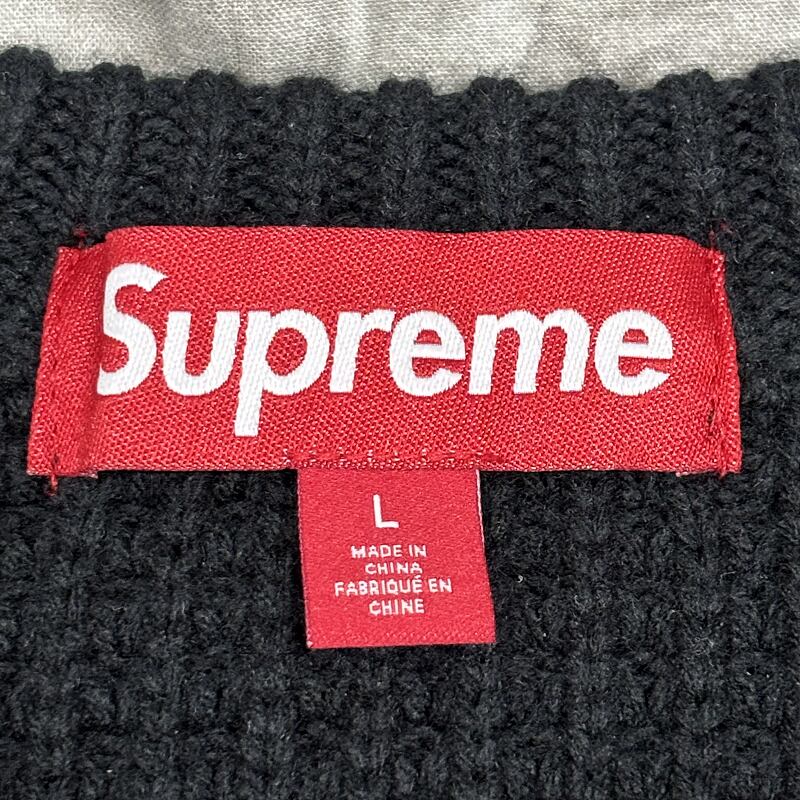 SUPREME/シュプリーム【21AW】Melange Rib Knit Sweater ミニ BOX ロゴ  