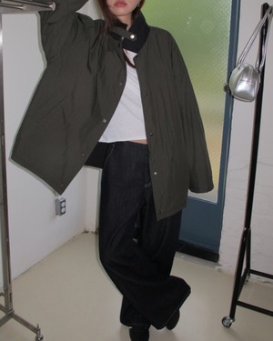 ワイドハイウエストデニムパンツ A0790