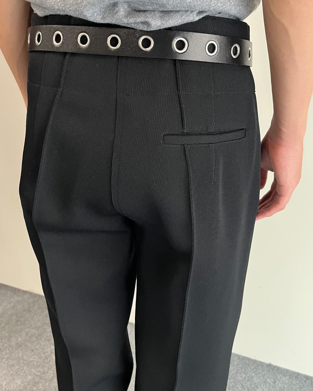 【CELINE】side slit flare pants