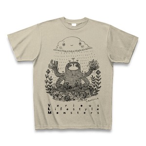 よろずのくらしTシャツ -NATURE MONSTER-（CHIHIRO LAUER collaboration)シルバーグレー