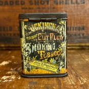 Early 1900s BUCKINGHAM BRIGHT CUT PLUG TRIAL PACKAGE アンティーク タバコ Tin 缶