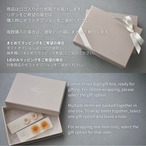 夕暮れの夏水仙 | Resurrection Lily Dangle Earrings