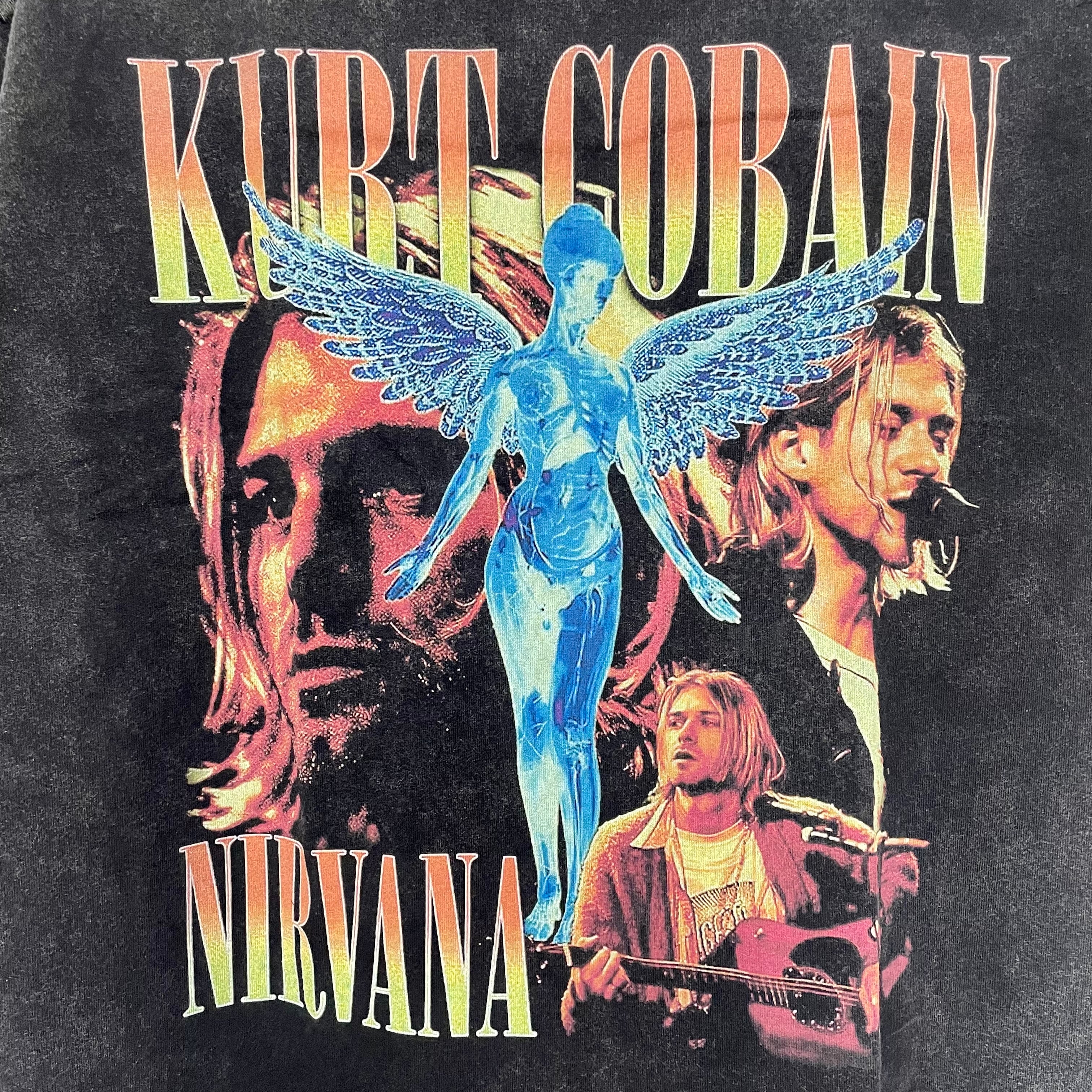 カートコバーン Tシャツ ヴィンテージ加工 KURT COBAIN Tee NIRVANA