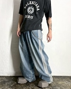 23SS BALENCIAGA×adidas Side-line Baggy Denim Pants ITALY製