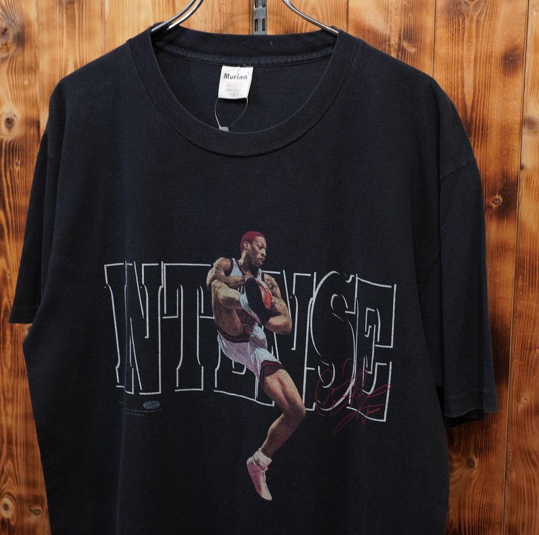 90s 97年 デニス ロッドマン Tシャツ M/murina usa製 袖シングル