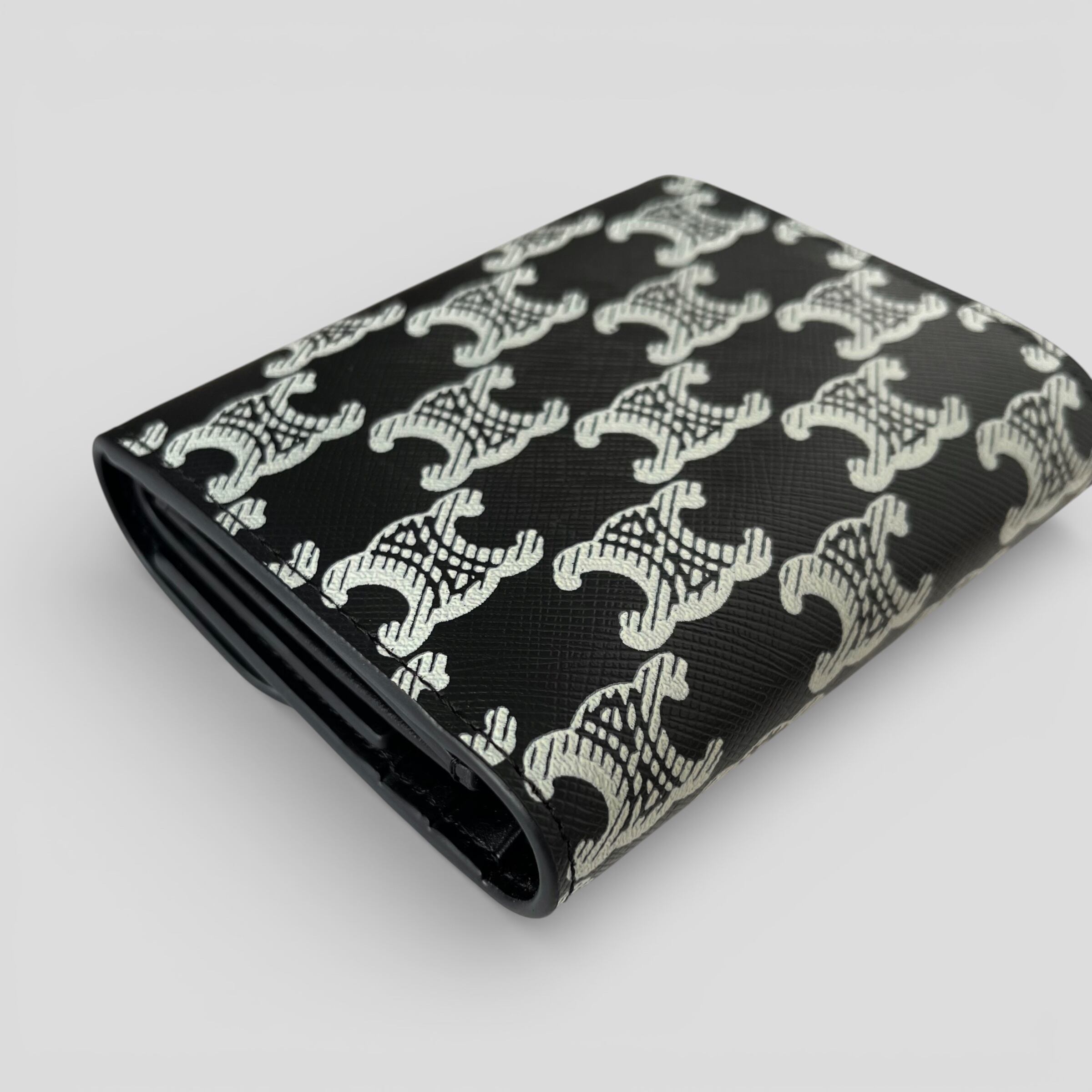 CELINE Small Flap Wallet Triomphe In Triomphe Canvas | BRAND