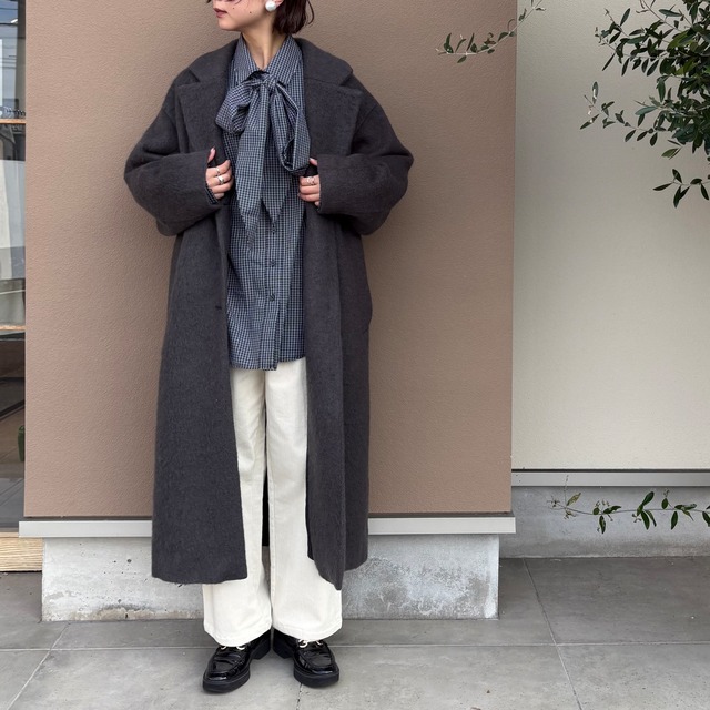 【 CLOCHE 】シャギーロングコート