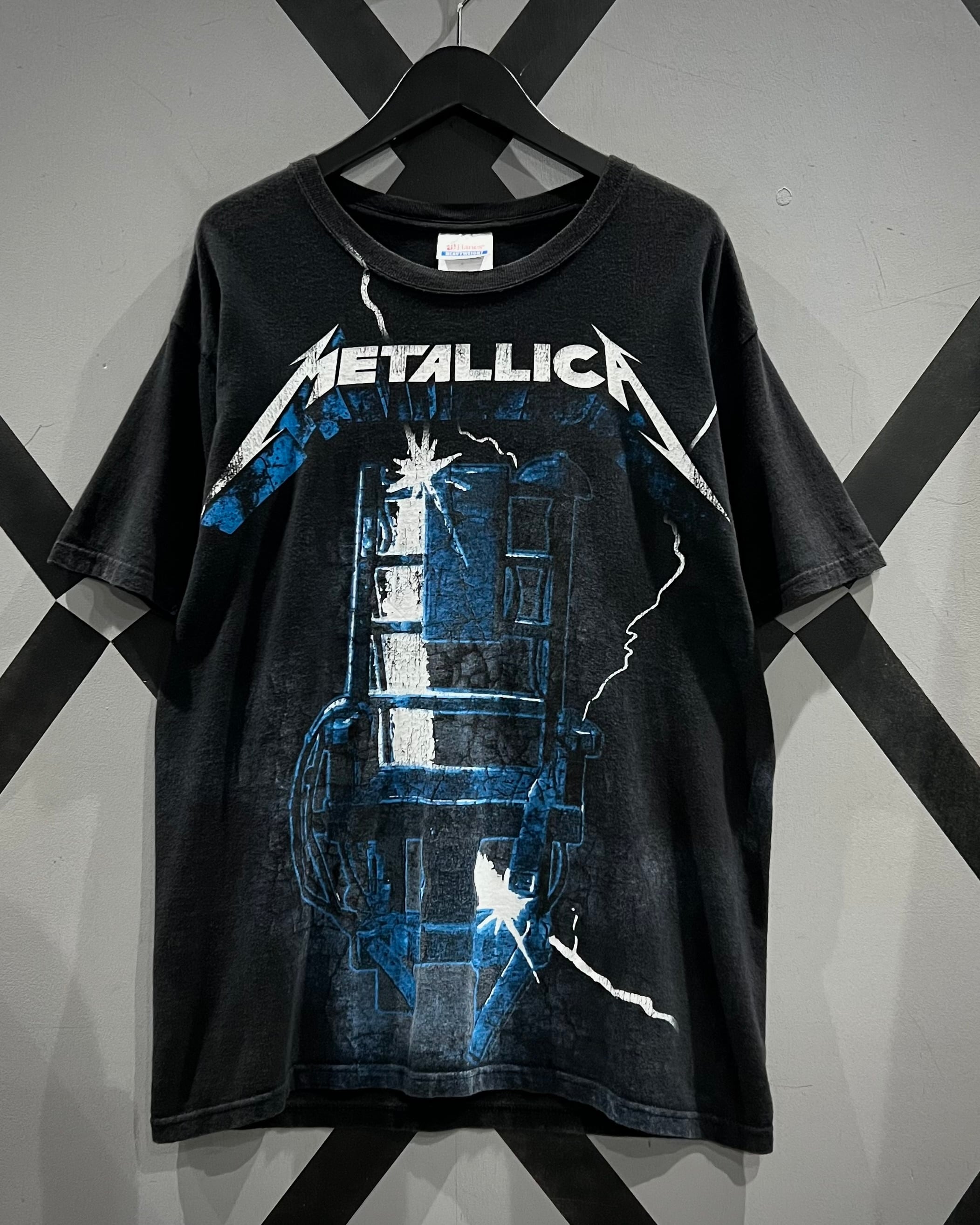 X VINTAGE】00's “METALLICA” “Ride The Lightning” Print Design T