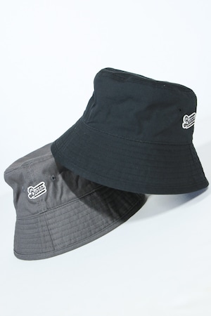 LOGO PATCH Organic Cotton Bucket Hat [BLACK]