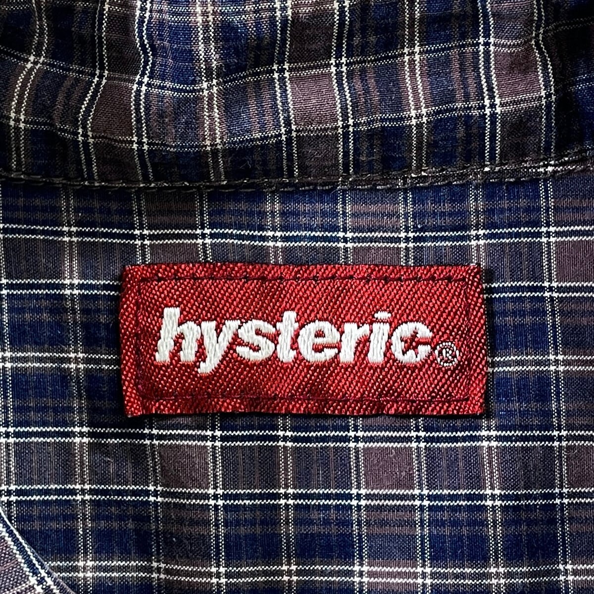 90-00年代 HYSTERIC GLAMOUR ヒステリックグラマー チェック 長袖 プル