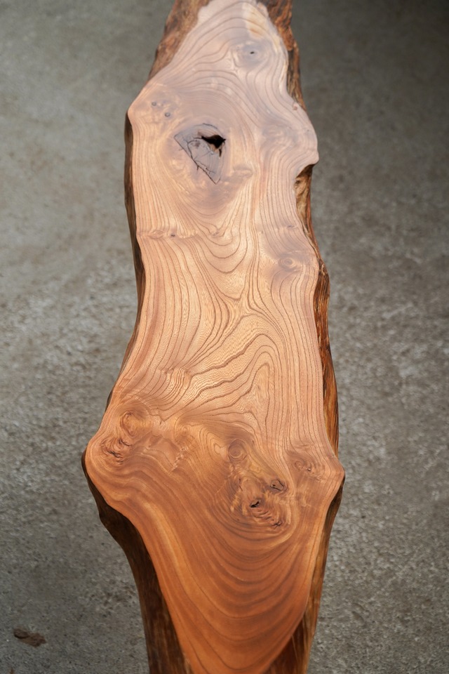 欅の一枚板 ローテーブル