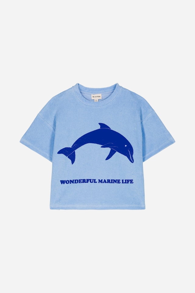 Tee Jordan Terry Baby Blue Dolphin 2/3y ～4/5y / We are kids