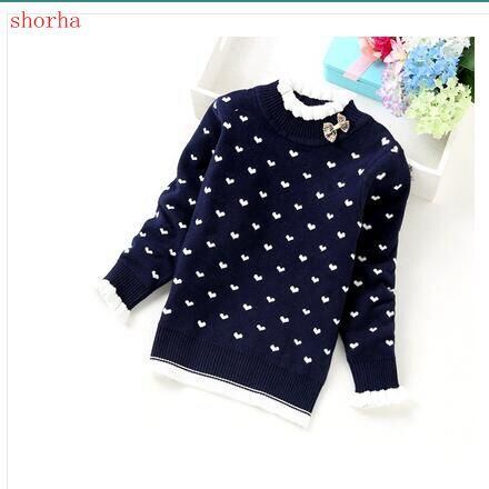 【新作】【送料無料】 女の赤ちゃんファッションセーターキッズ長袖厚手のシャツ子供キャンディーカラー暖かい冬のセーターの赤ちゃん ロング ウィンター 冬物 AL expec470283855119