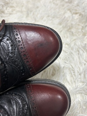 イタリア製 VITTORIO VIRGILI  ストレートチップ コンビレザーシューズ