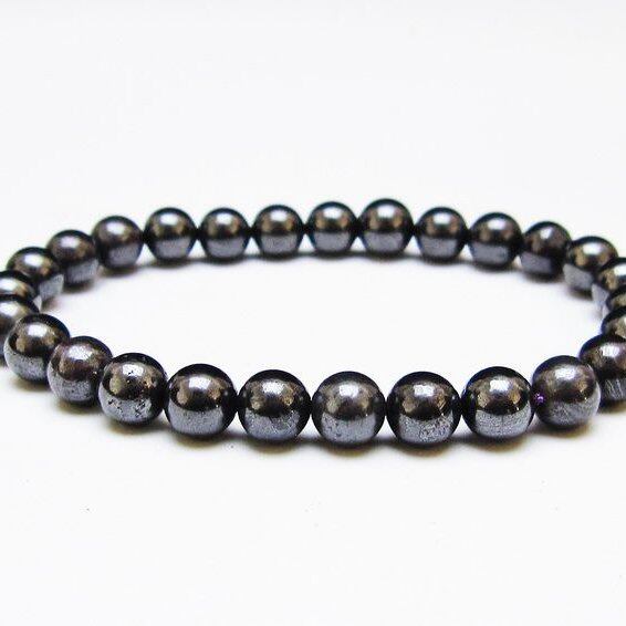 スギライト ブレスレット 7mm ブラックスギライト ブレス 一点物 メール便可 [M便 1/10] 111-42885