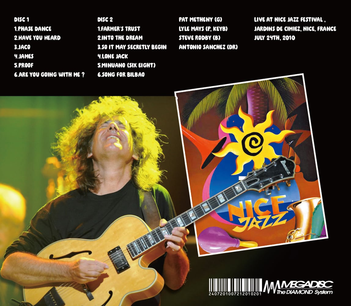 80s ジャズフュージョンPAT METHENY GROUP PAT METHENY GROUP / NICE JAZZ 2010(2CDR) | Cyberseekers Select