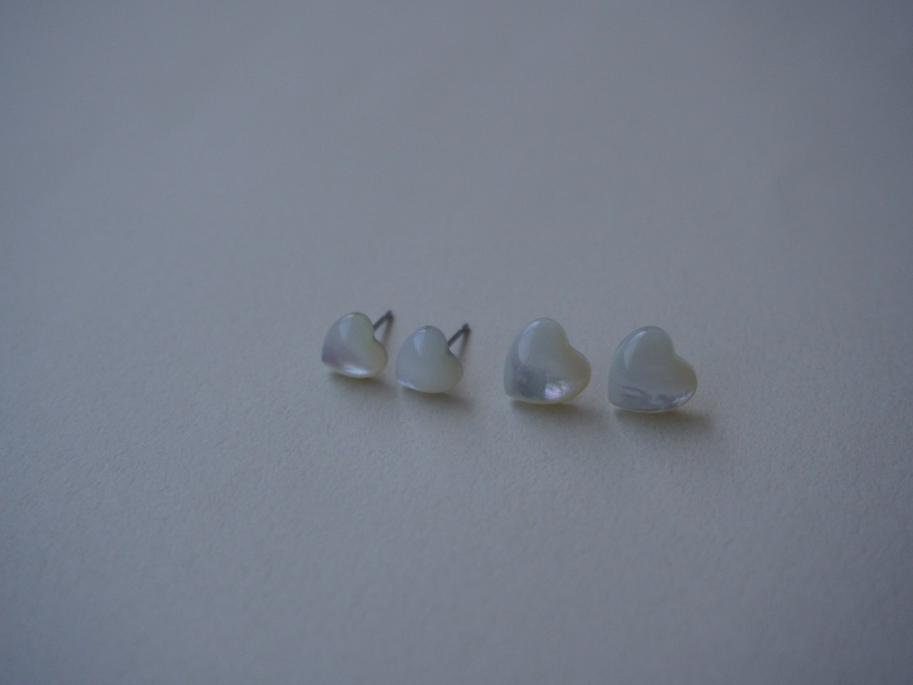 【WAVE 】shell heart pierce ( small )